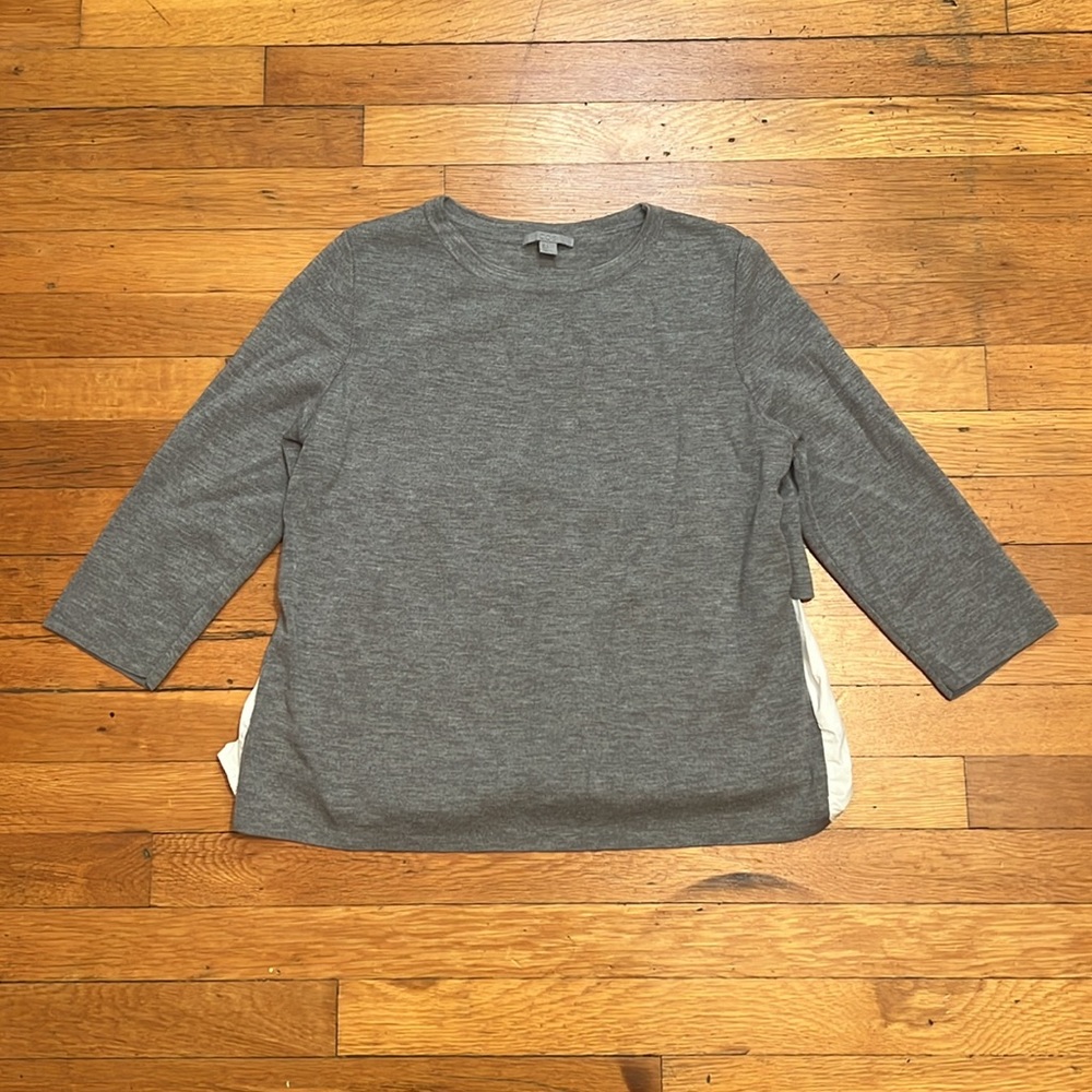 COS Wool Crewneck & Peplum Sweater in Grey, size Small - Picture 2 of 12